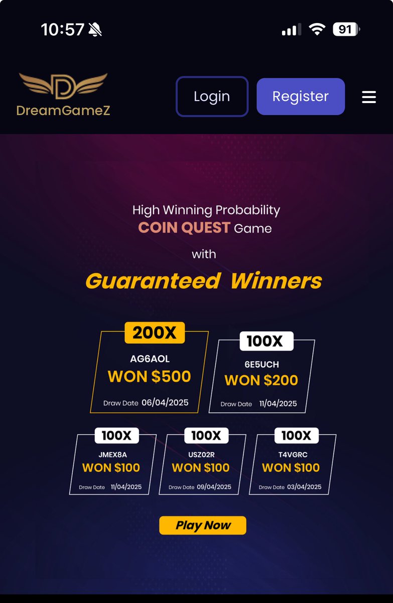officialmoore7's tweet photo. We’re crediting another 100 people with $3 each today! Just register, follow @DreamGameZCoin, and drop your username to receive $3 to play🤝
 
Claim your spot in 3 easy steps:
 
·    Sign up here: https://t.co/6fqAVSZlYn
·    Follow @DreamGamezCoin on X
·    Share your User ID in the comments 📷
 
📷 Over 1,000 players have won ₦15,000,000+ in
just 2 months!                                  

This offer is exclusive to this community 
 
#DreamGamez
#CryptoGaming
