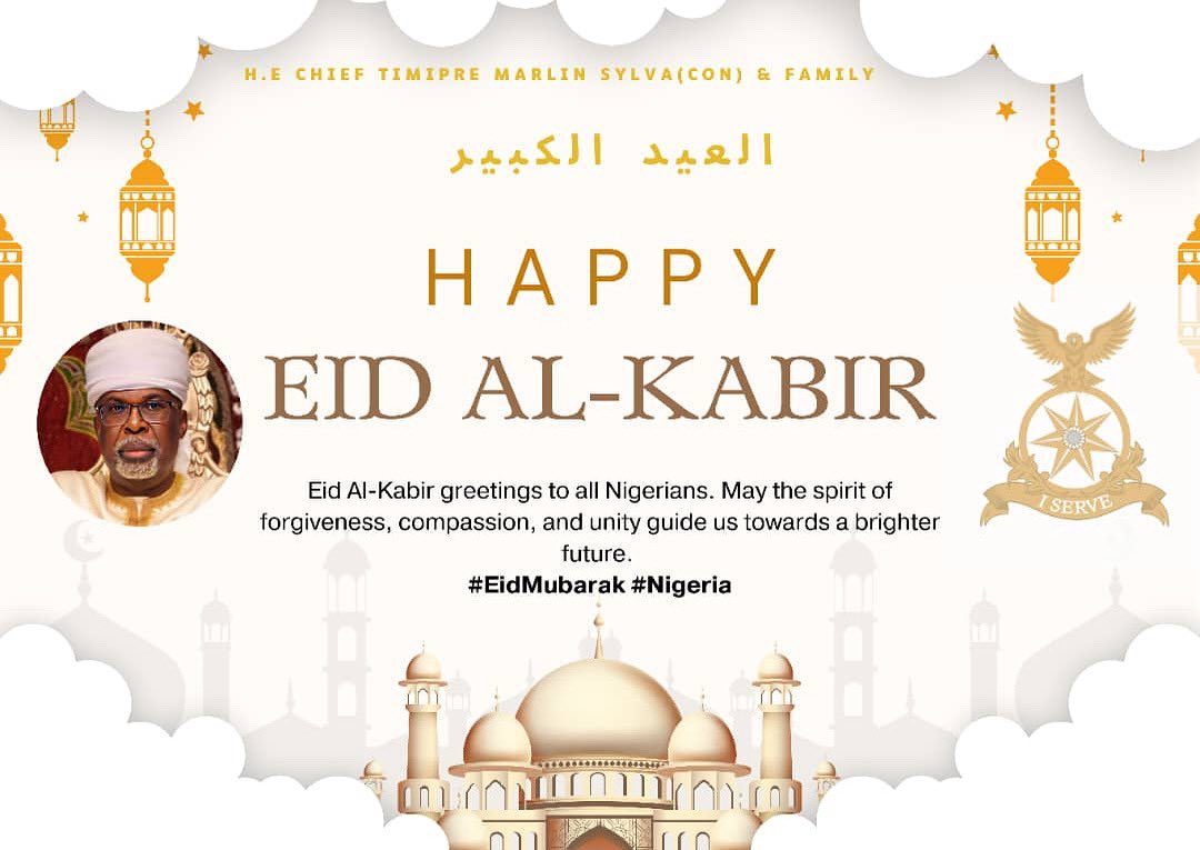 Eid al-Kabir greetings to all Nigerians. May the spirit of forgiveness, compassion, and unity guide us towards a brighter future. 

#EidMubarak #Nigeria