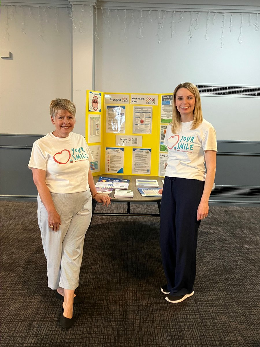 On the 5th June Claire and Bev attended the first of three Prosper Champion Study Days in Essex.   The Prosper Study Days are an opportunity for Care Home Prosper Champions to get together and share ideas - Claire and Bev presented a bitesize session on the key oral health