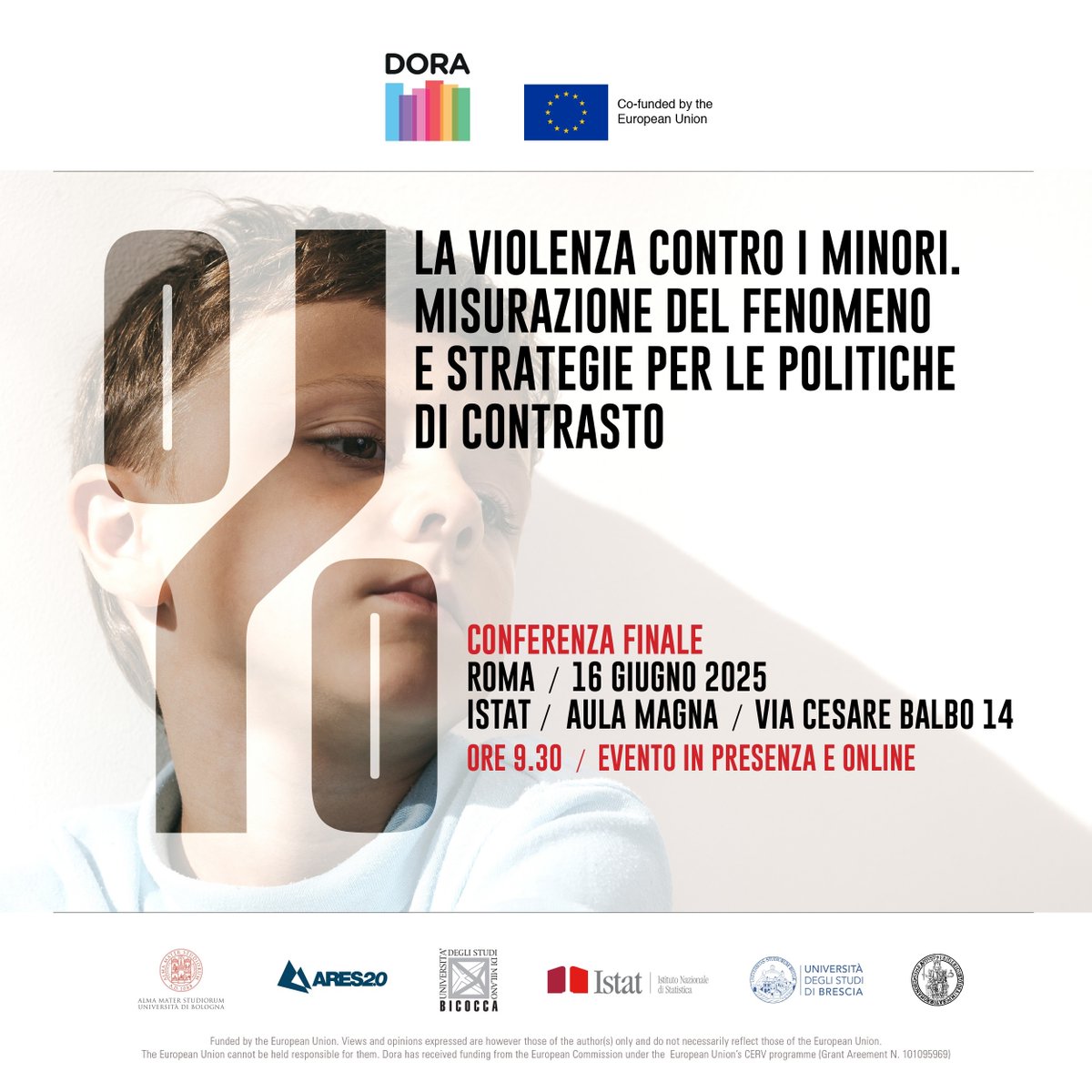 📅 Lunedi 16 giugno 2025 | Ore 9.30
📍 Istat | Aula Magna | Via Cesare Balbo 14, Roma
🖥️ Evento in presenza e online

Conferenza finale per presentare i risultati della collaborazione scientifica tra #Istat e gli enti coinvolti nel Progetto DORA

👉tinyurl.com/tbuafv7r