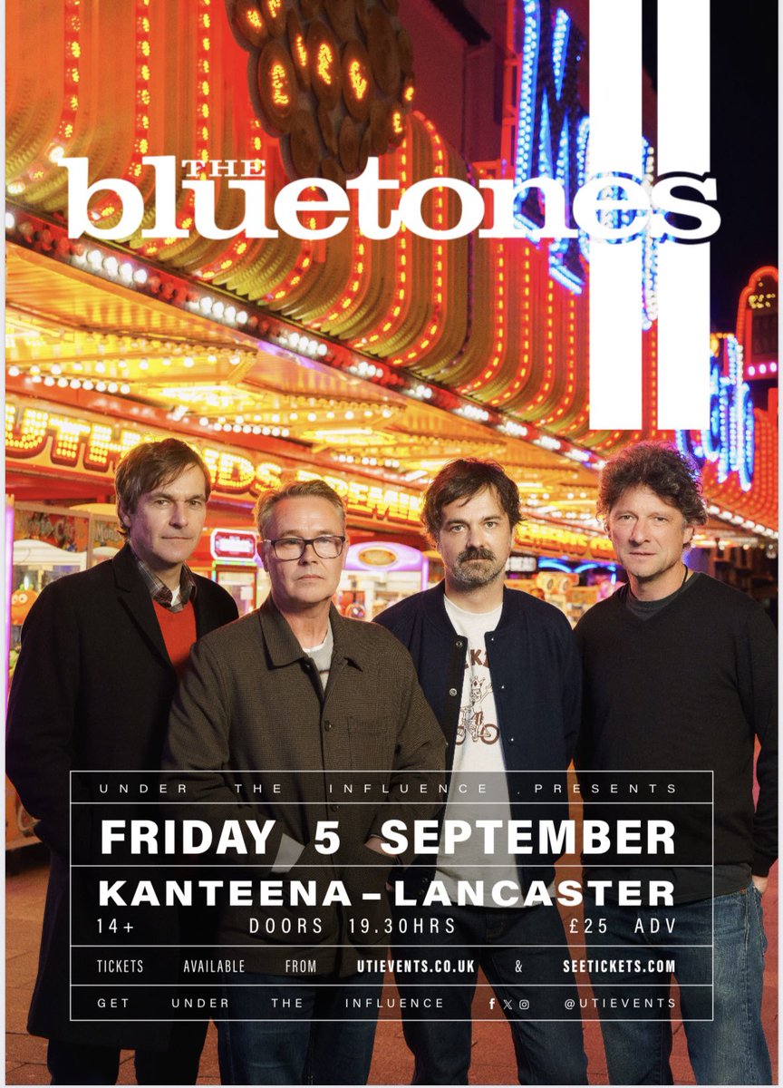 New show announcement… 
Friday September 5th, at Kanteena in Lancaster. 
Tickets on sale now. 

seetickets.com/event/the-blue…