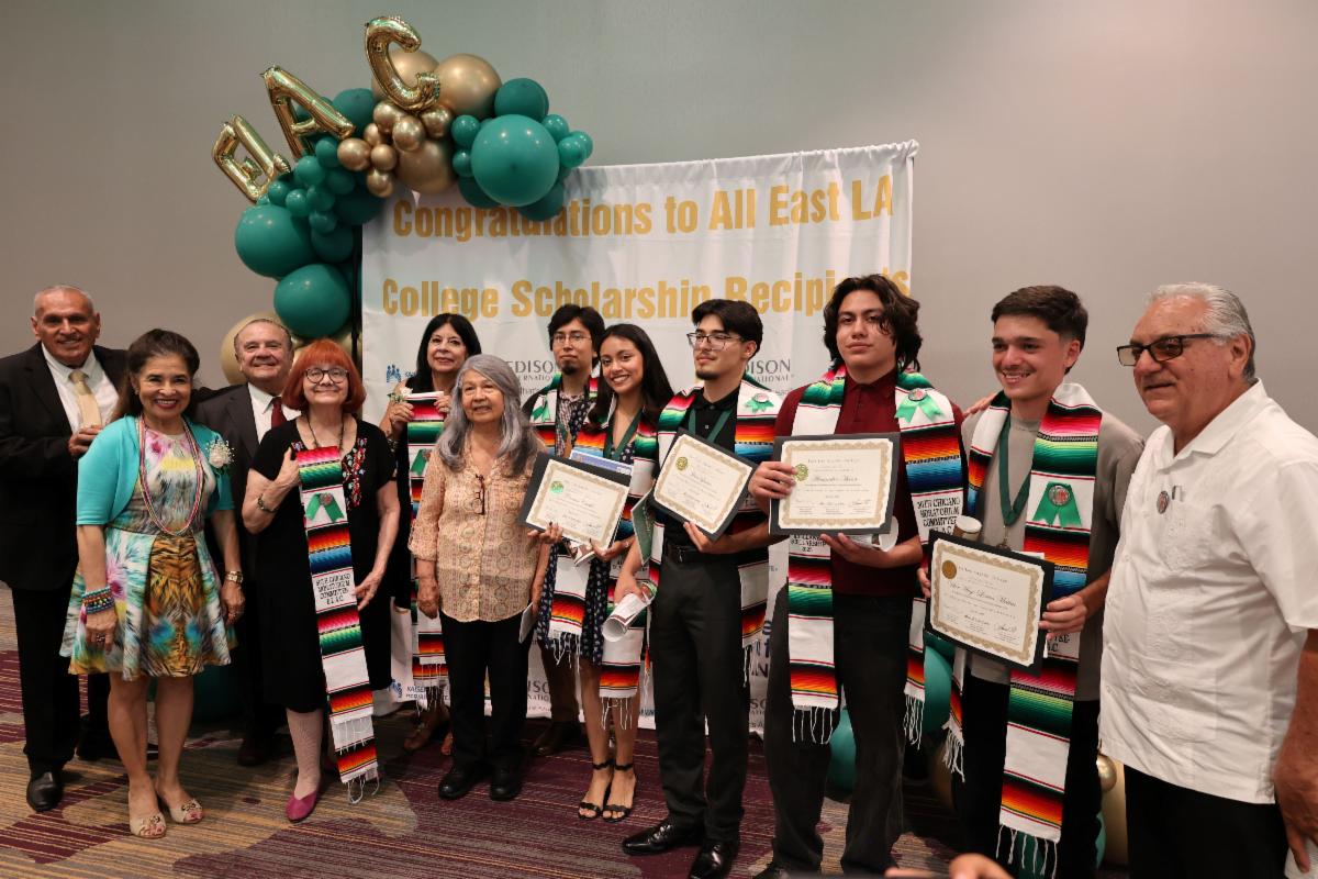 EastLACollege's tweet image. The East Los Angeles College Foundation awarded a record $212,819 to 222 deserving students through 49 scholarship programs at a dinner and ceremony held at the Courtyard by Marriott in Monterey Park. It is the largest scholarship distribution in #ELAC history #CalCommColleges