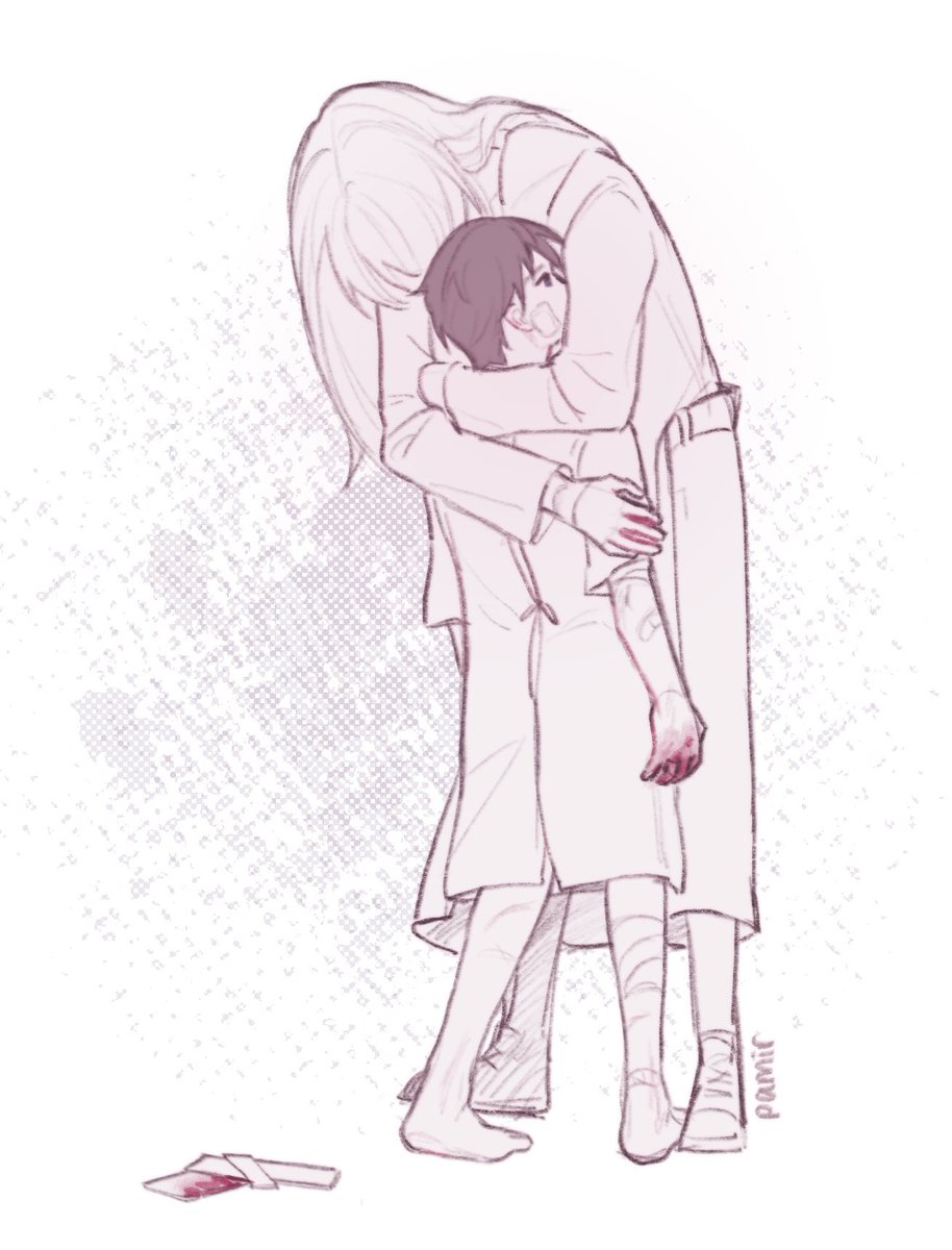 d1 i wont lose #100summerswithyou 

[in the corner of the shelter, a young caleb stands before me holding a soaked paper gun.
"i wont lose! i have someone i must protect!"
– deceptive solitude]