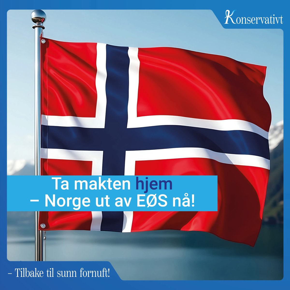 Skal Norge få tilbake sitt fulle styre, så kan vi ikke være med i en handelsavtale hvor folket ikke får bestemme hva lover og regler som skal gjelde i Norge. Ingen andre partier på stortinget annet en ytterst på venstresiden er i møt EØS. Senterpartiet har nå bestemt seg for å