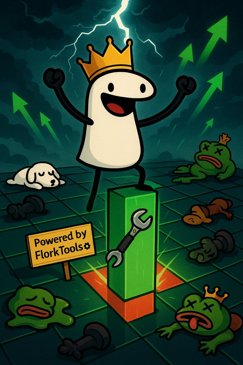 astur1000's tweet photo. Everyone falls.
FLORK rises. 👑
And it does so with real tools.
It's no longer a game, it's checkmate.
#FLORK #Crypto #Solana #FlorkTools #MemeFi #DeFi #TradingTools #CT #OnlyTheRealSurvive https://t.co/e5JWOBbdYT