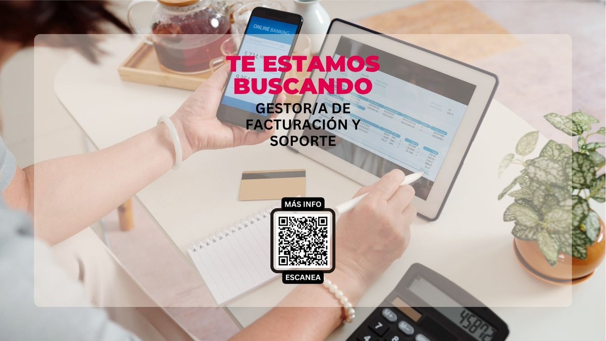 📊 Buscamos gestor/a de facturación y soporte
📑 Facturación y soporte
💼 +2 años en contabilidad y Excel avanzado
🚗 Carnet B | 🕗 L-V, 8:00-15:00 | 80% teletrabajo
📍 Polígono San Cibrao
📩 ¡Apúntate y crece con nosotros!
#Empleo