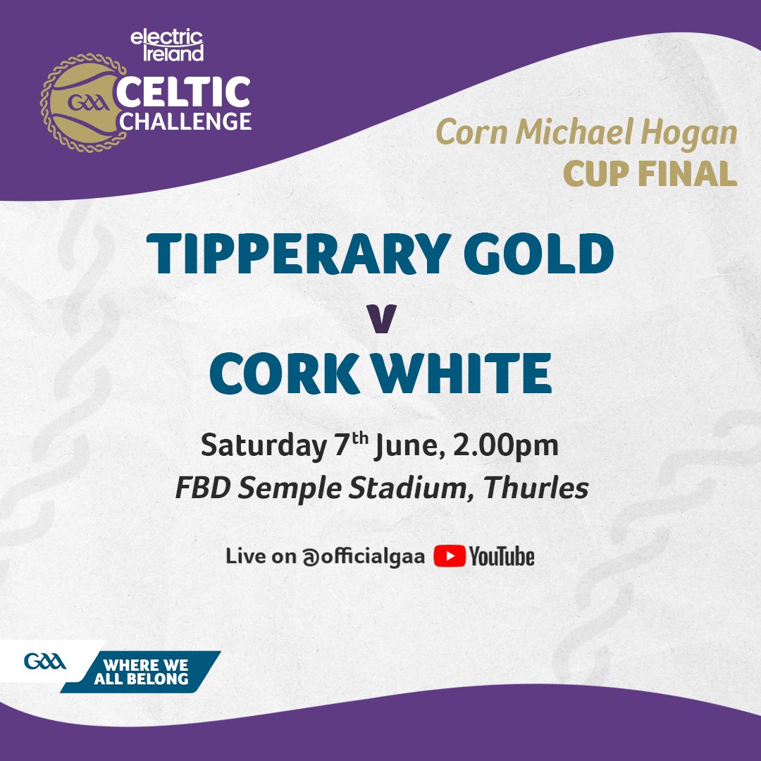 Well done to all the lads involved in the Celtic challenge squad. Great achievement to reach the A final. 

Best of luck tomorrow. 
<a href="/OfficialCorkGAA/">Cork GAA</a> <a href="/EastCorkGAA/">Imokilly GAA</a>

youtube.com/watch?v=WMz1ym…