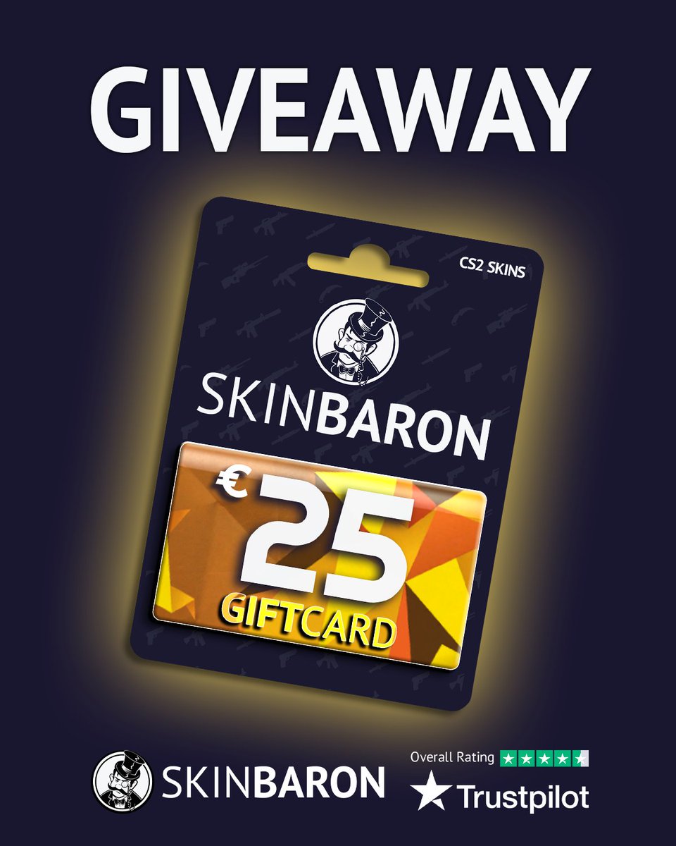 SkinBaronPL (@skinbaronpl) on Twitter photo Wygraj voucher SkinBaron! 🥳
Co trzeba zrobić, by wziąć udział w giveawayu:
✅Obserwuj <a href="/SkinBaronPL/">SkinBaronPL</a>
✅Oznacz 2 znajomych
✅Podaj dalej
Giveaway trwa do 20.06! 🍀
Regulamin: skinbaron.de/en/promotiontos
#CS2giveaway Wygraj voucher SkinBaron! 🥳
Co trzeba zrobić, by wziąć udział w giveawayu:
✅Obserwuj <a href="/SkinBaronPL/">SkinBaronPL</a>
✅Oznacz 2 znajomych
✅Podaj dalej
Giveaway trwa do 20.06! 🍀
Regulamin: skinbaron.de/en/promotiontos
#CS2giveaway