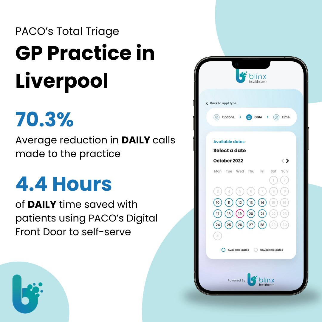 🚀 PACO’s Total Triage Is Changing the Game in General Practice

📉 One practice reported zero phone calls at 9am. Others are seeing sustained drops in call volumes – freeing up valuable time, reducing pressure, and improving access for patients - all thanks to PACO.
#NHS #GP