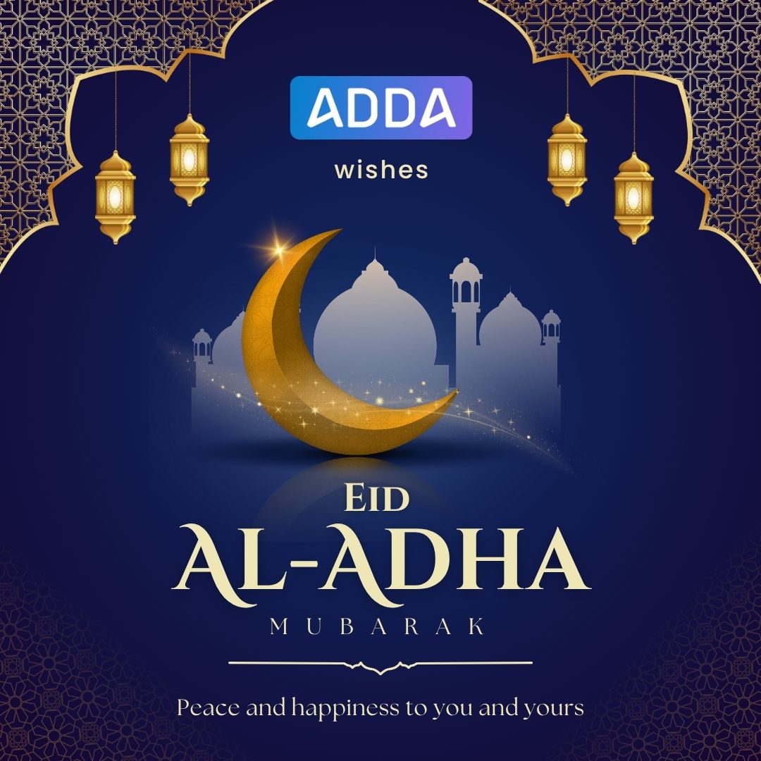 ✨ Eid Al Adha Mubarak from ADDA! ✨ 
On this joyous occasion of sacrifice and togetherness, we extend our heartfelt wishes to our communities, partners, and customers around the world. May this Eid bring peace, happiness, and prosperity to your homes.