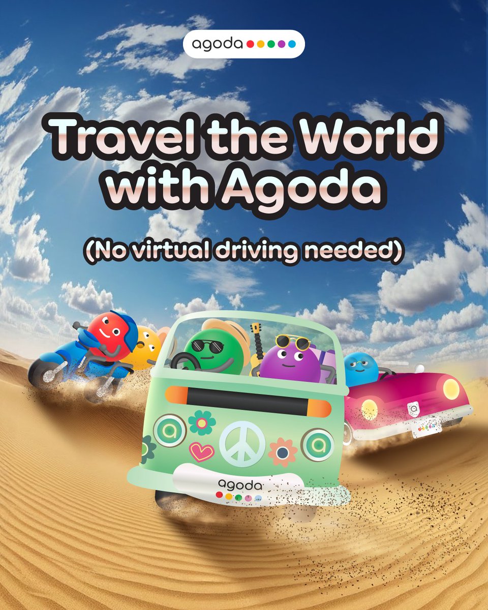 No controller, no kart, no problem. Just real-world levels unlocked! 🏎️🌍
 
Are you ready? 😏⚡️
 
#SeetheWorldforLess with #Agoda ✈️✨
 
#TravelWithAgoda #TravelInspo #MarioKartWorld #Switch2 #Travel #TravelFunny #TravelMeme

*This content was created with the assistance of AI.