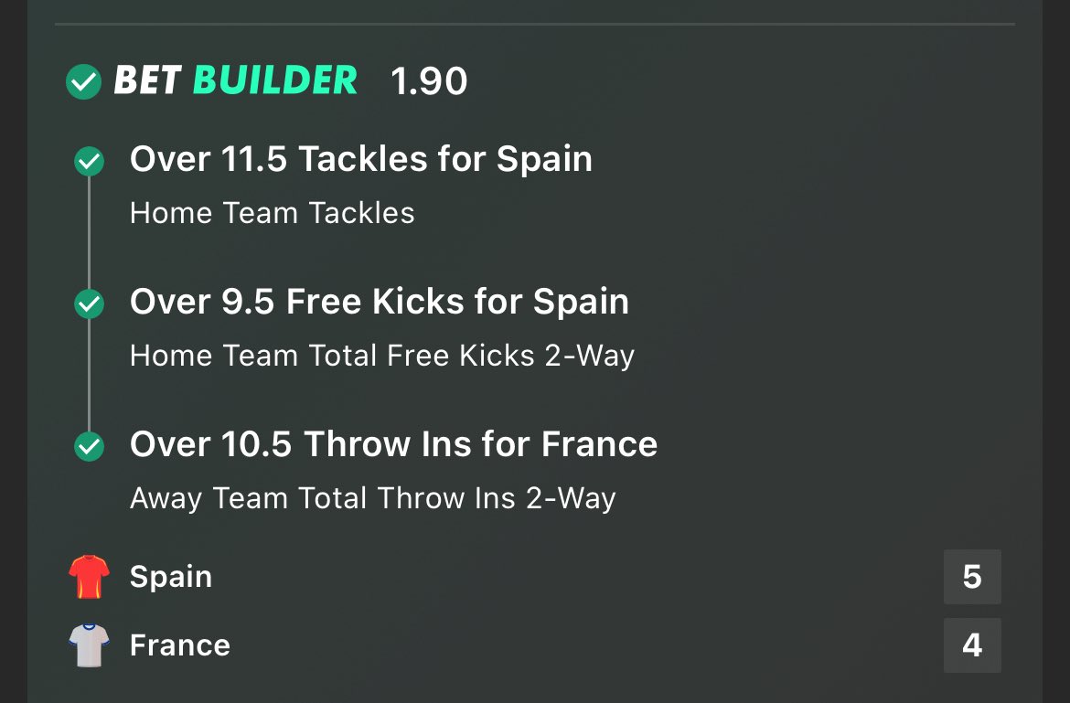 Yesterdays Spain game was a good one for everyone I think 🤔