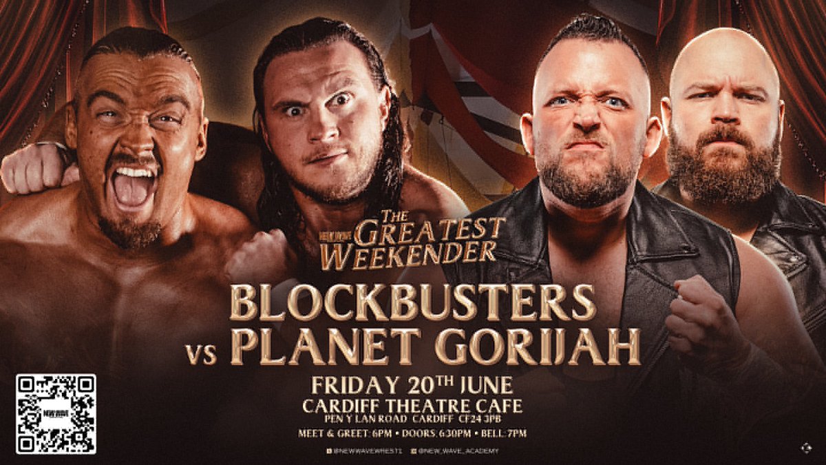 NIGHT ONE -Final match Announcement!

The Blockbusters have been tearing it up all across their country and they recently made a welcome return to New Wave! They have deservedly solidified themselves as one of the best teams in the UK!

At New Wave, we don’t believe in tune up