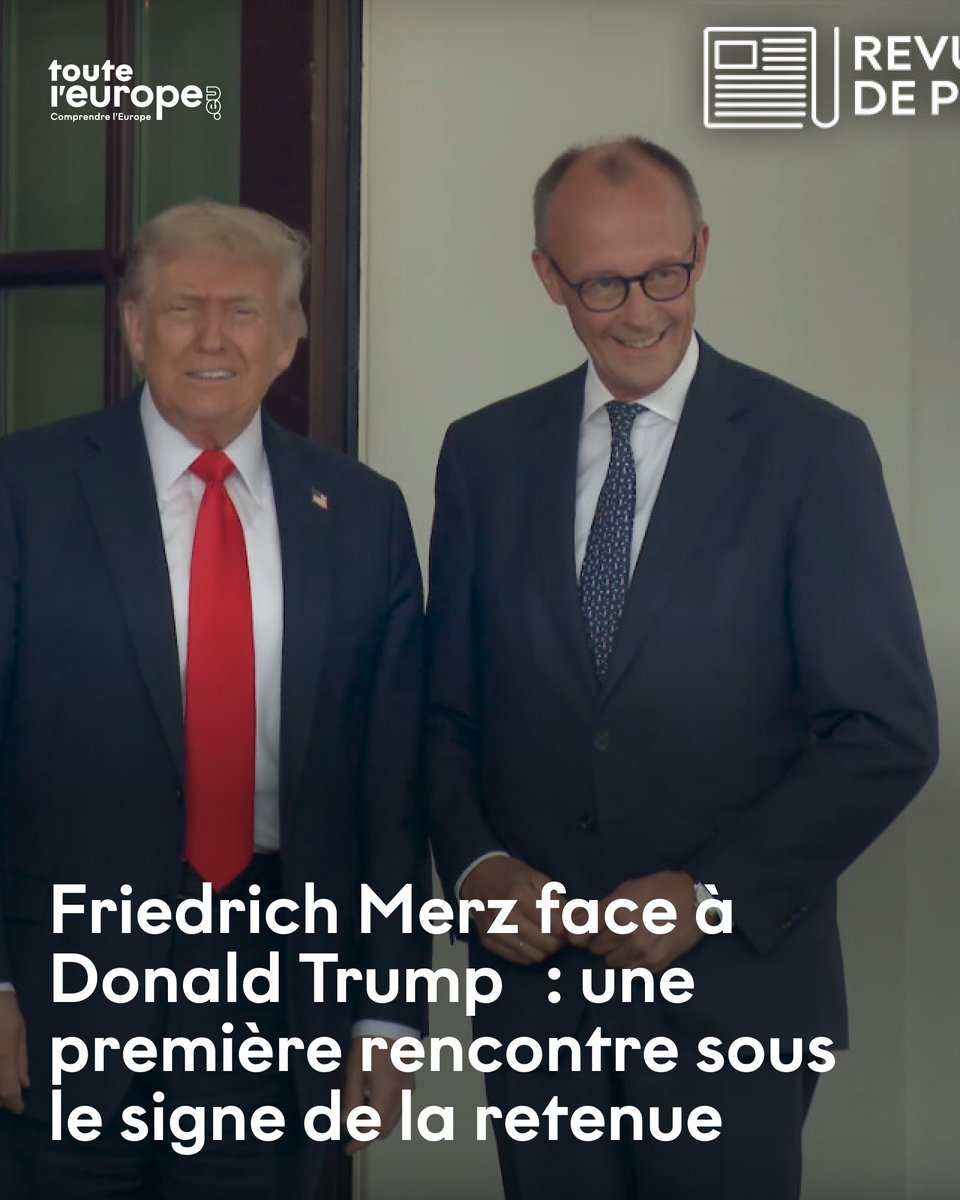 Friedrich Merz face à Donald Trump : une première rencontre sous le signe de la retenue
➡️ l.touteleurope.eu/qDy