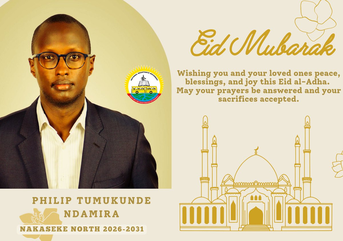 #EidAlAdhaMubarak!🌙 
Wishing you and your loved ones peace, blessings, and joy this Eid. May your prayers be answered and your sacrifices accepted. #EidulAdha2025