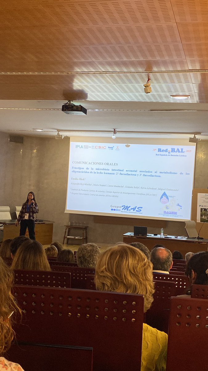 Fenotipos de la microbiota intestinal neonatal asociados al metabolismo de oligosacáridos de la leche humana por Emilia Hick del <a href="/iplacsic/">IPLA</a> Asturias