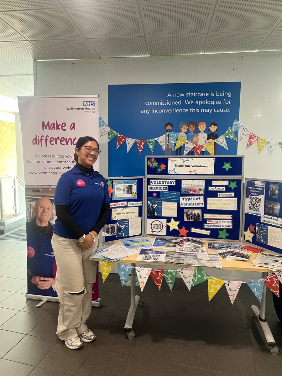 MiaG_03's tweet image. #VolunteersWeek2025 we are in the atrium until 14.00, pop in to say hi and meet our lovely feedback volunteer Kyla 🤗 @AntWeb7 @WhitHealth @sarahwilding8