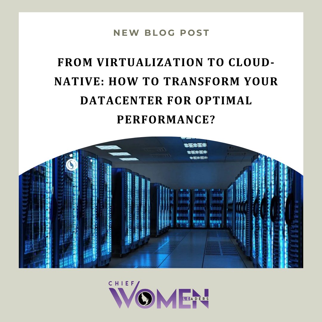 chiefwomenmag's tweet image. From Virtualization to Cloud-Native: How to Transform Your Datacenter for Optimal Performance?

Read More: tinyurl.com/2p8xrn46

#AgileInfrastructure #ITTransformation #SmartTechnology #FutureReady #CloudComputing #ChiefWomenLeader #WomenInTech #InnovationLeadership
