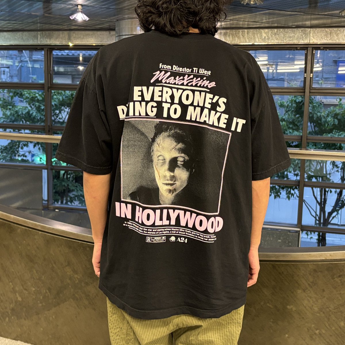 今日の映画Tスナップ 今日のTシャツは、本日公開の『MaXXXine