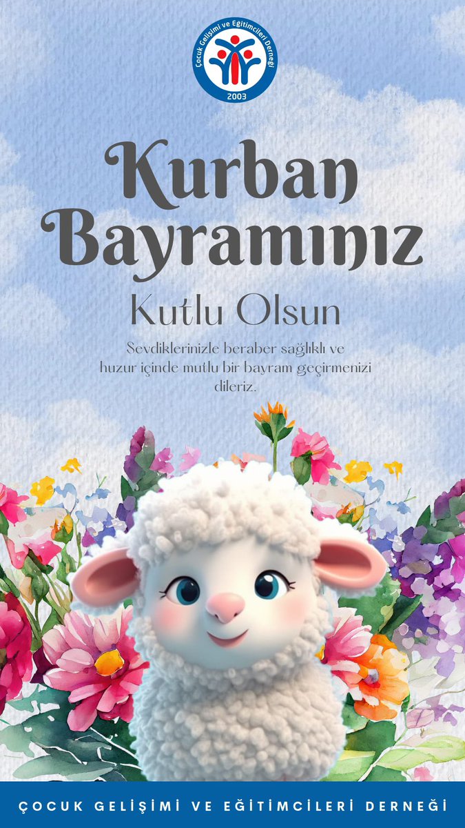 Kurban Bayramı, paylaşmanın, sevginin ve dayanışmanın en güzel ifadesidir.
Çocuklarımızın daha huzurlu, sevgi dolu bir dünyada büyümesi dileğiyle; tüm meslektaşlarımızın, ailelerimizin ve milletimizin Kurban Bayramı’nı kutluyoruz.
#KurbanBayramı #ÇGEDER #cgeder #cgederyk