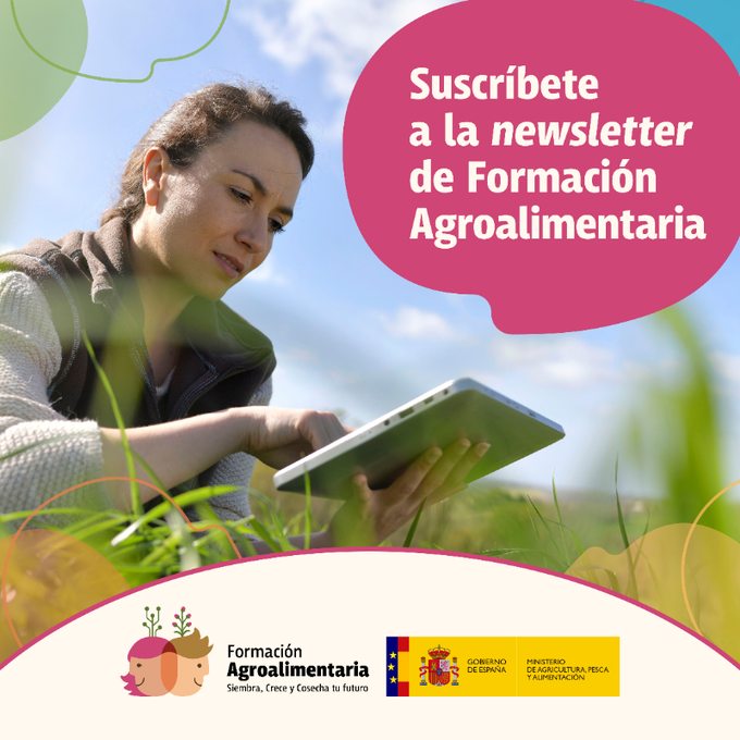 Subdelegación del Gobierno en Málaga (@gobiernomalaga) on Twitter photo 🔊¿Te apasiona el mundo agro? 🌾
✅Suscríbete a la newsletter mensual de <a href="/gobmapa/">Ministerio de Agricultura, Pesca y Alimentación</a> para mantenerte al día de noticias, eventos, formación y estudios del sector agroalimentario.
🔗formacionagro-mapa.es
#FormaciónAgroalimentaria #sectoragrario #SembrandoElFuturo 🔊¿Te apasiona el mundo agro? 🌾
✅Suscríbete a la newsletter mensual de <a href="/gobmapa/">Ministerio de Agricultura, Pesca y Alimentación</a> para mantenerte al día de noticias, eventos, formación y estudios del sector agroalimentario.
🔗formacionagro-mapa.es
#FormaciónAgroalimentaria #sectoragrario #SembrandoElFuturo