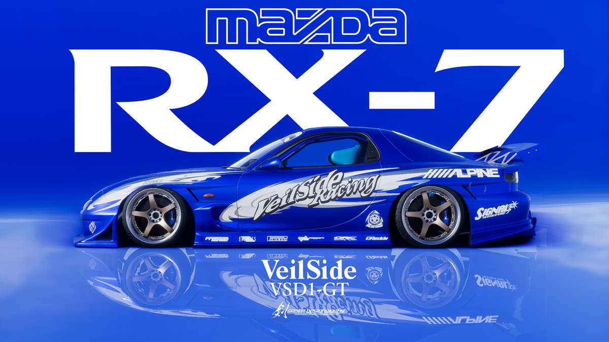 sheath0727's tweet photo. VeilSide VSD1-GT MAZDA RX-7 https://t.co/qCI2AByKet