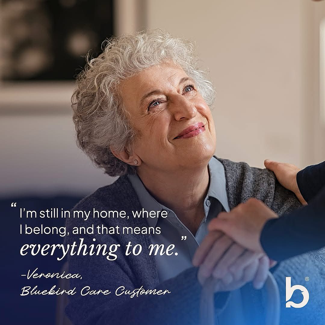 "Bluebird Care has given me the chance to keep living the life I know. I’m still in my home, where I belong, and that means everything to me." 💙 🏡

#BluebirdCare #WeCare #CareExperts #PremiumCare #TheBest #Experience #YourHomeYourWay
