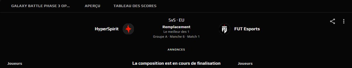 On suit la qualif de <a href="/FUTesportsgg/">FUT Esports</a> MAINTENANT 
Une place pour une cup VRS a 50 000$ de cash prize au bout du tournoi 

📺twich : Behop_veek