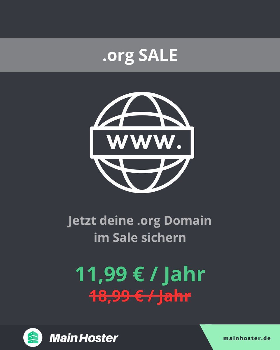 MainHoster.de | Webhosting & Domains tweet media