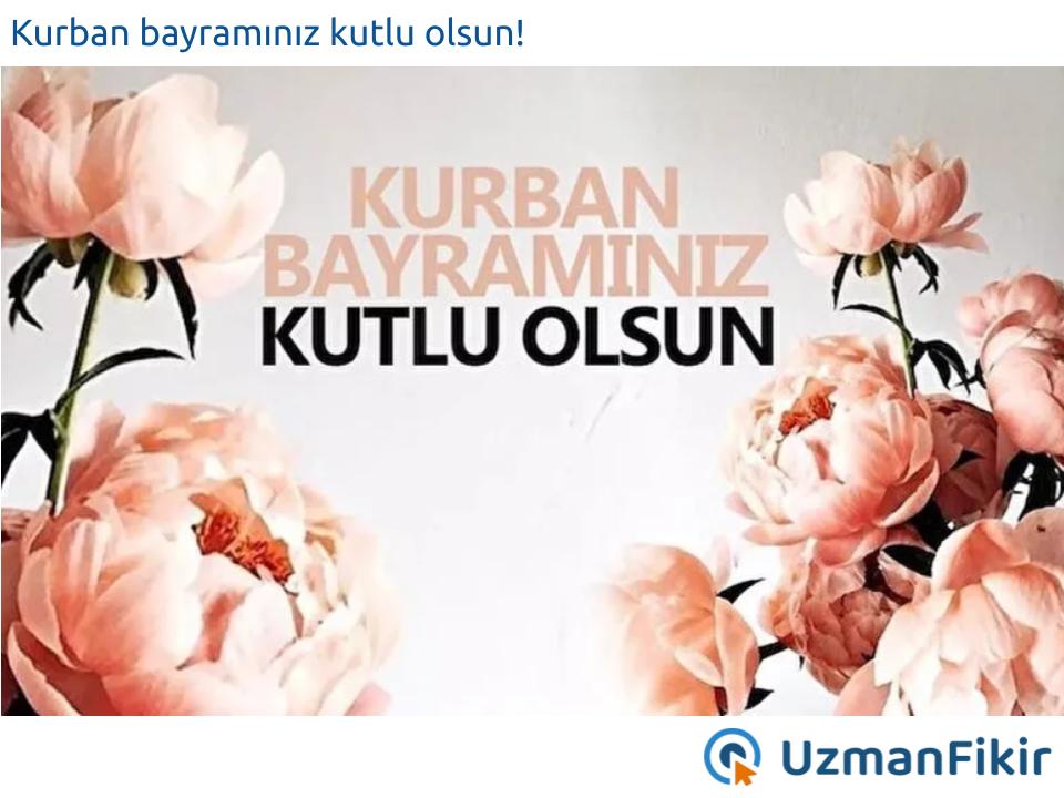 uzmanfikirapp's tweet photo. Kurban bayramınızı kutlar; sevdiklerinizle, sağlık ve mutluluk içerisinde geçireceğiniz bir kurban bayramı dileriz. https://t.co/008lVebr3j