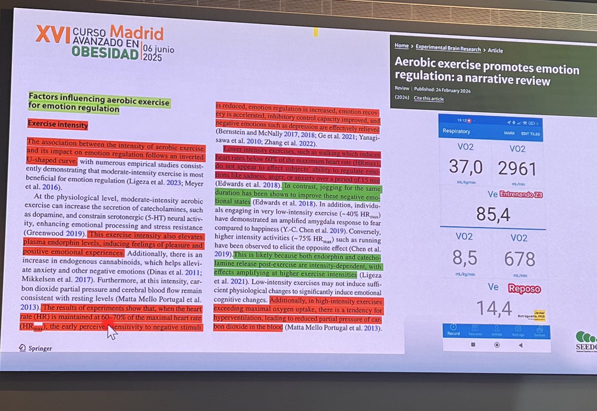 Regulación emocional a través del ejercicio de resistencia .