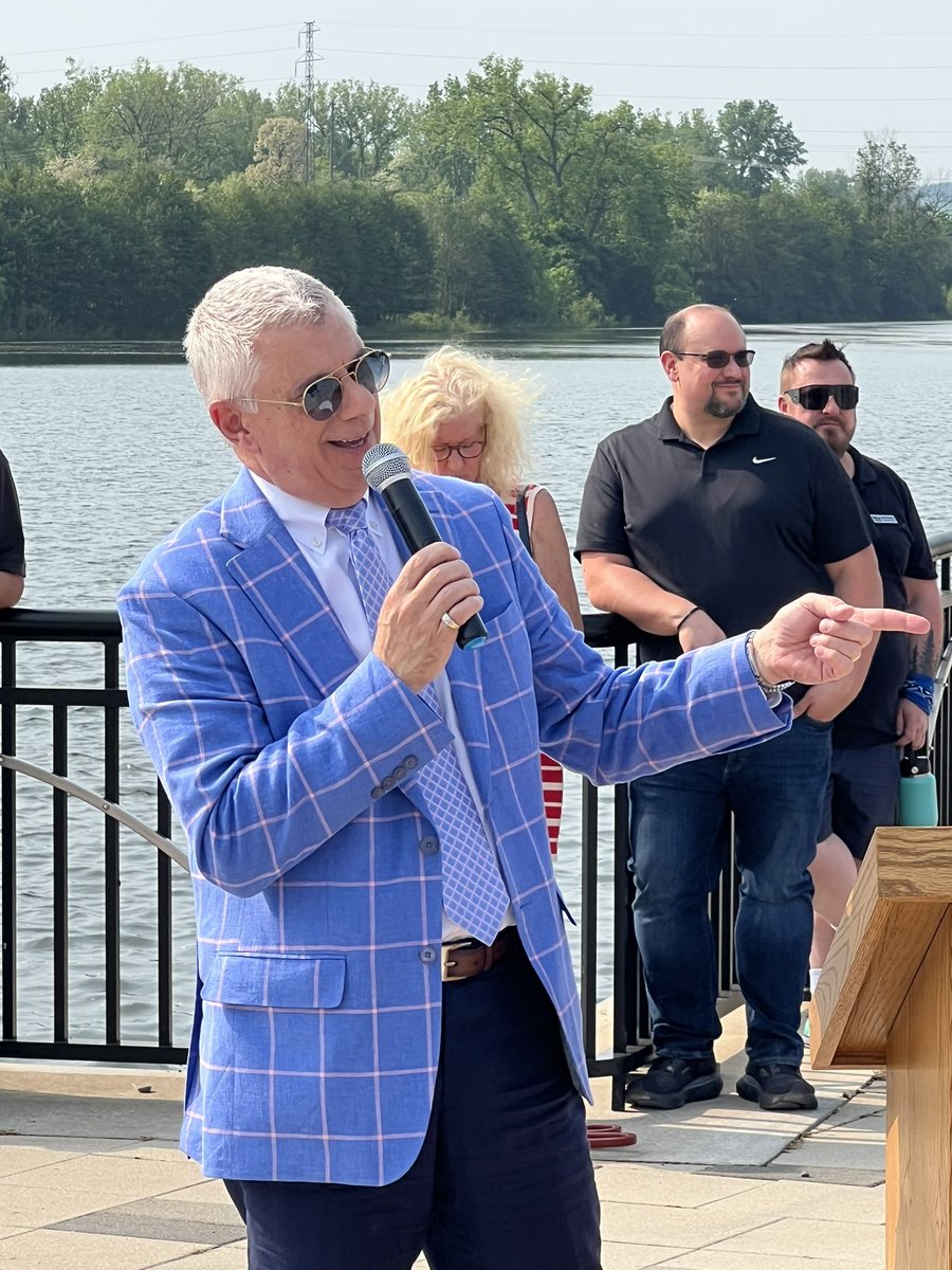 AJPicenteJr's tweet image. What a great evening at #HarborPoint yesterday in #Utica. I congratulate Mayor Galime on its opening to the public and look forward to working together in the next stages of its development.
