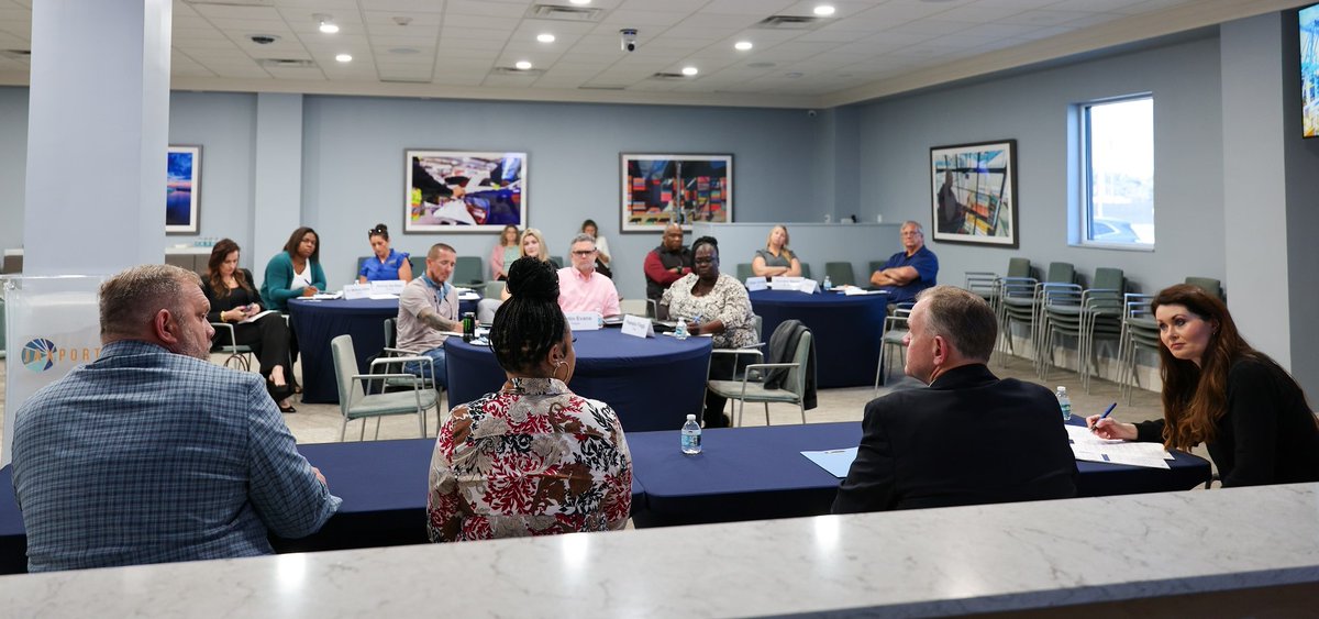 JAXPORT (@jaxport) on Twitter photo Shaping career pathways for the next generation of maritime workers ⚓💼
Today, educators from across the region visited JAXPORT as part of the <a href="/JAXPartnership/">JAXUSA Partnership</a>’s Transportation and Logistics Educator Externship. This hands-on experience equips educators to better prepare Shaping career pathways for the next generation of maritime workers ⚓💼
Today, educators from across the region visited JAXPORT as part of the <a href="/JAXPartnership/">JAXUSA Partnership</a>’s Transportation and Logistics Educator Externship. This hands-on experience equips educators to better prepare