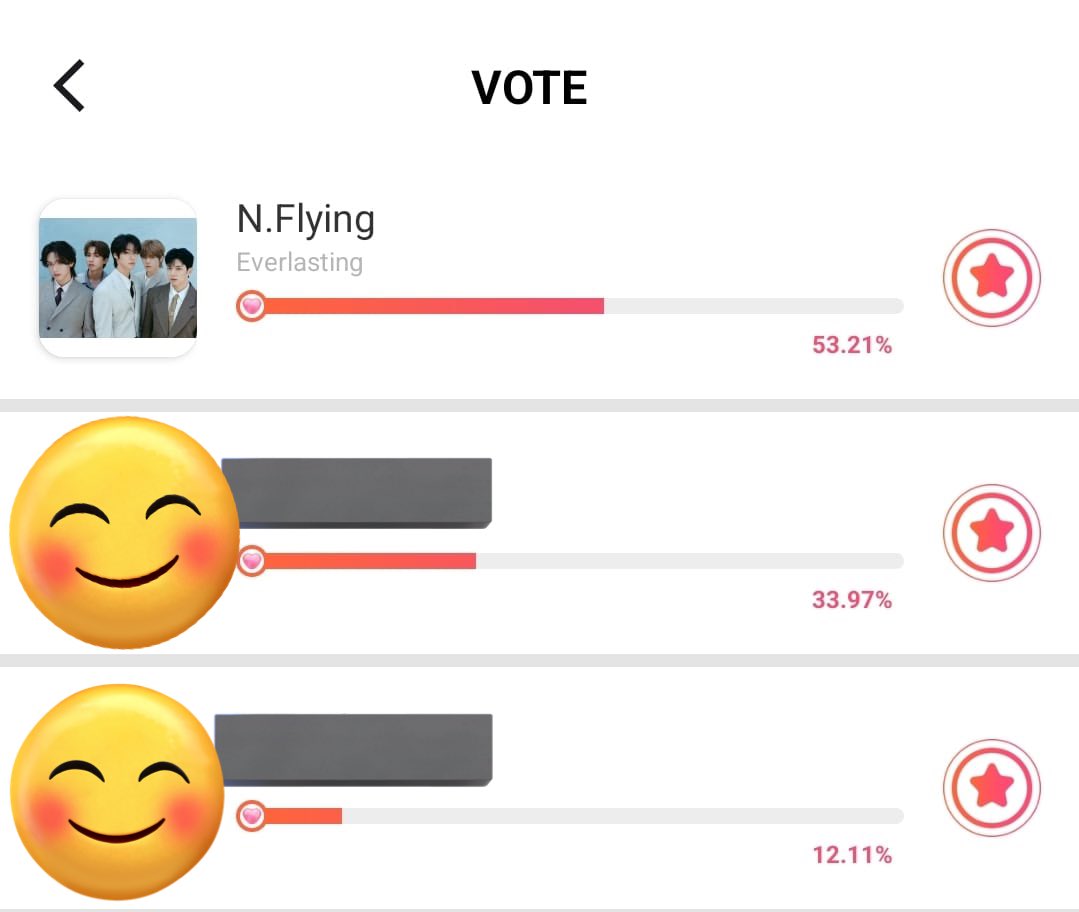 📢 Star Planet voting for “Everlasting” promotion has started! 📢

Time to collect and vote again, N.Fias! We still have 3 days to go to secure our current #1 spot for the Pre-Vote!

‼️ Deadline is June 9th ‼️

#NFlying #엔플라잉
<a href="/NFlyingofficial/">엔플라잉 (N.Flying)</a>