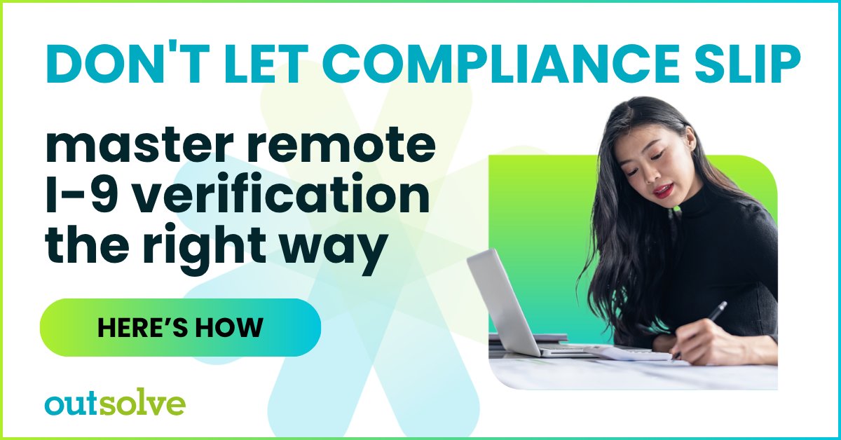 OutSolveHR's tweet image. Hiring remotely? You can verify I-9s without meeting in person, but only if you follow the rules. Here&apos;s how to stay compliant and avoid the usual pitfalls. 

📄 Read more: hubs.ly/Q03r1m5K0

#RemoteWork #I9Verification #HRCompliance #PeopleOps #HiringTips #RemoteHiring