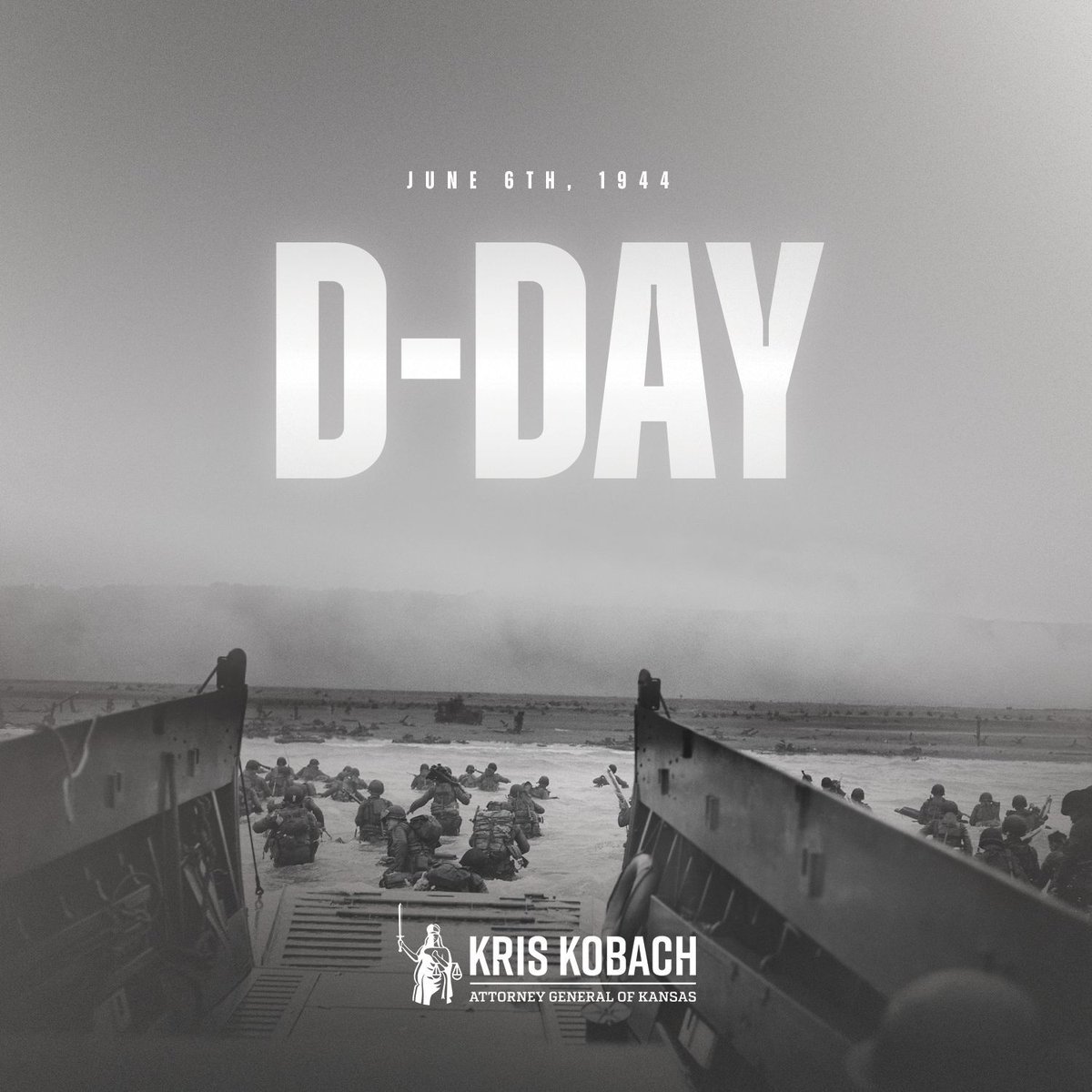 KSAGOffice's tweet image. Today we honor and remember the brave heroics of the Allied forces on June 6th, 1944 on the beaches of Normandy. In spite of long odds and tremendous losses, this major land, sea, and air invasion would prove to be the first of many Allied victories in the European theater.