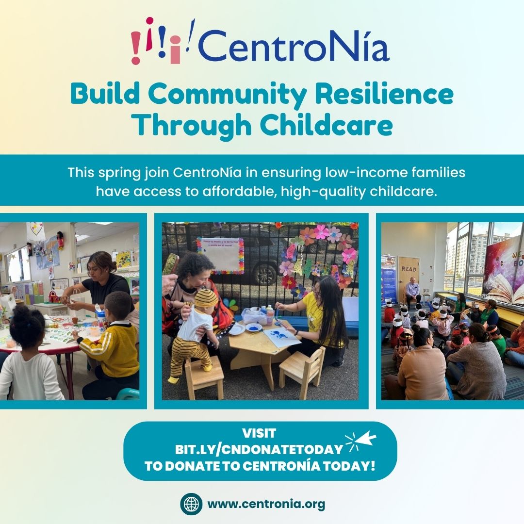CentroNia's tweet photo. #repost 

It takes a village — and you’re part of ours.

Support early childhood education, childcare, and family support services to create opportunities for children and low-income families to succeed.

#SupportEarlyLearning #CentroNía #earlychildhood #childcare https://t.co/R4WHpVwEge