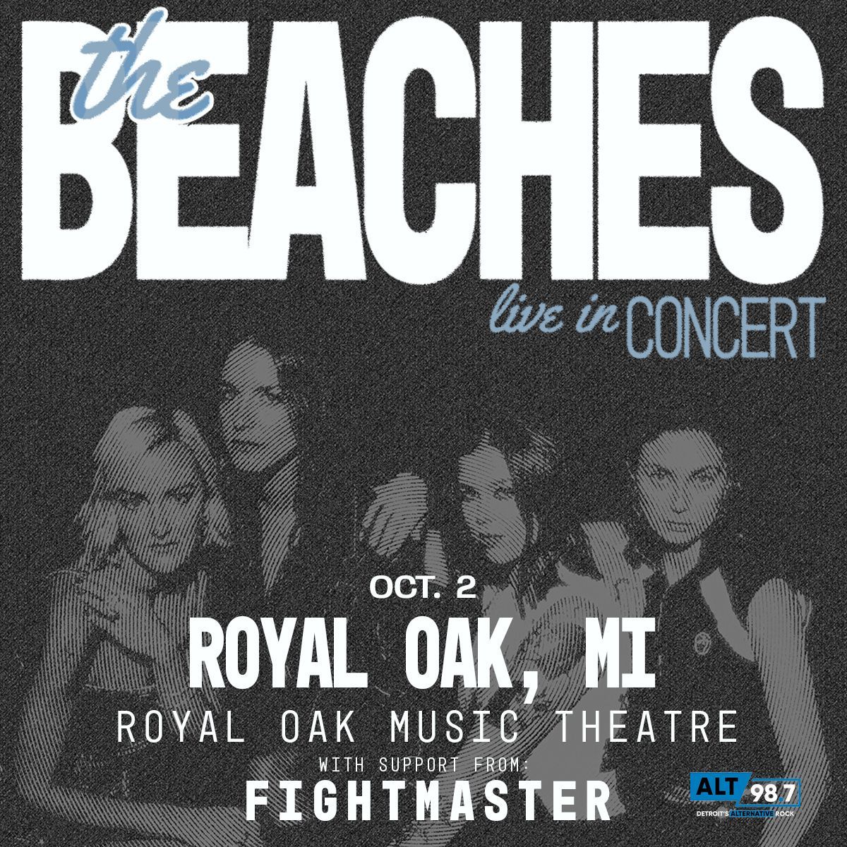 🪩 ON SALE NOW 🪩

@TheBeaches | 🗓 Oct 2

🎫: buff.ly/5RC6DQO