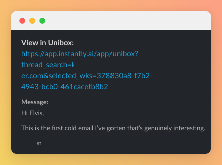 Not sure if your cold email is good?

If it is you'll know.