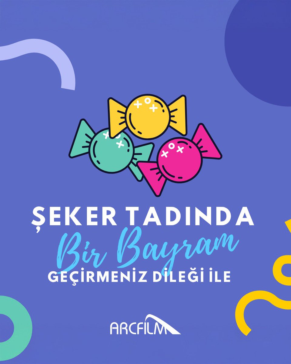 Sevdiklerinizle beraber, şeker tadında bir bayram geçirmeniz dileğiyle…🍬