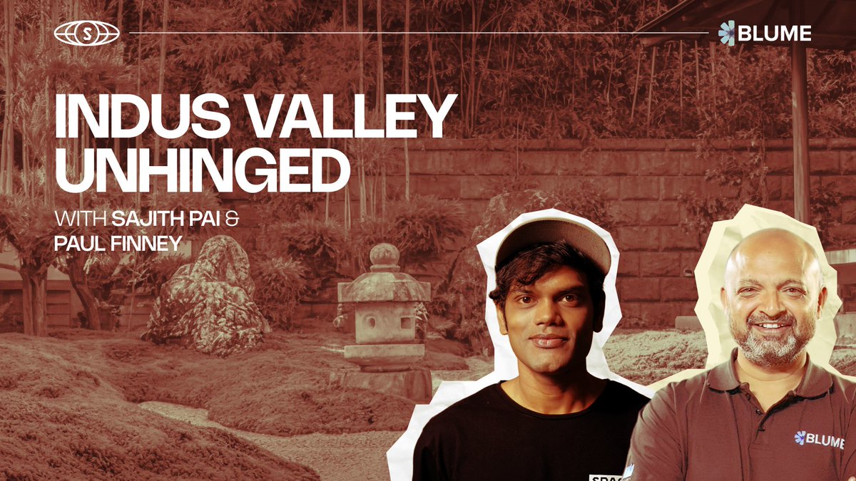 Chat, we hosted Indus Valley Unhighed with a bunch of CB (Cracked Builders) last evening at the Blume Villa, 10+ young builders came together for dinner and conversation with <a href="/sajithpai/">Sajith Pai</a> 

No agenda, no slides. Just a quiet, honest space to talk about what they’re building and