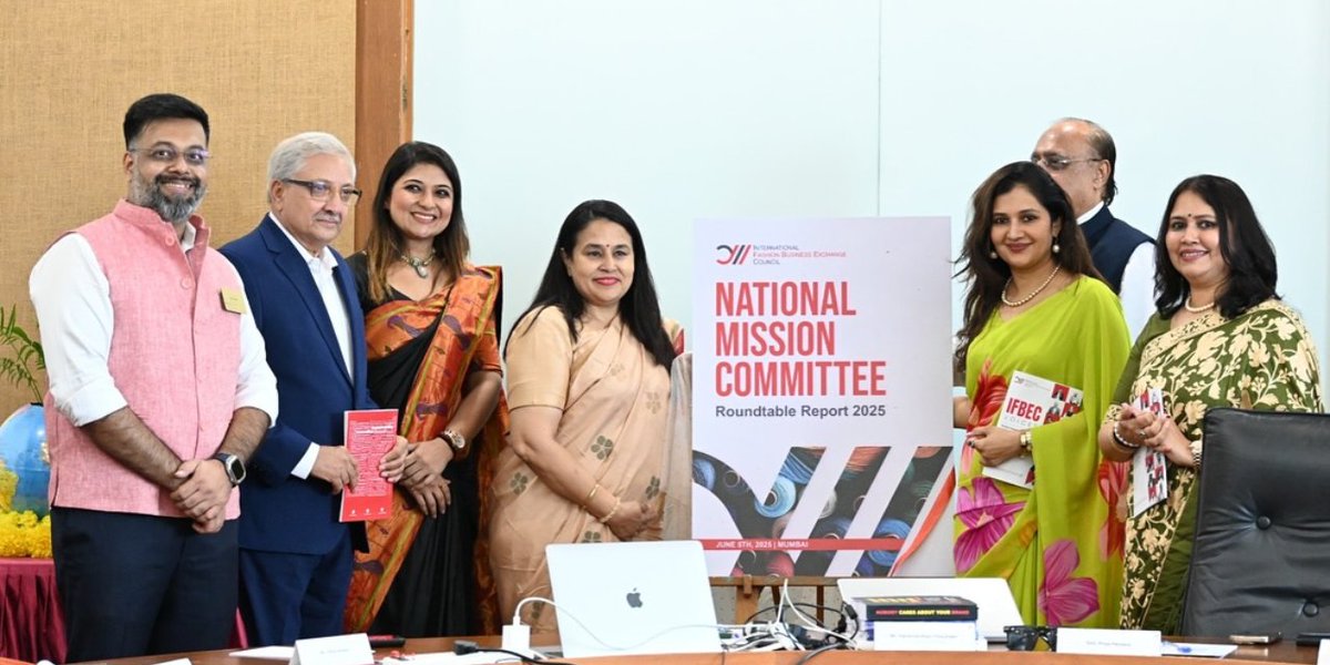TextileValue's tweet image. India steps forward as a leader in sustainable textiles with IFBEC's National Mission Committee launch on World Environment Day.

Read More: textilevaluechain.in/in-depth-analy…

#SustainableFashion #IFBEC #CircularEconomy #IndianTextiles #GreenFashion
