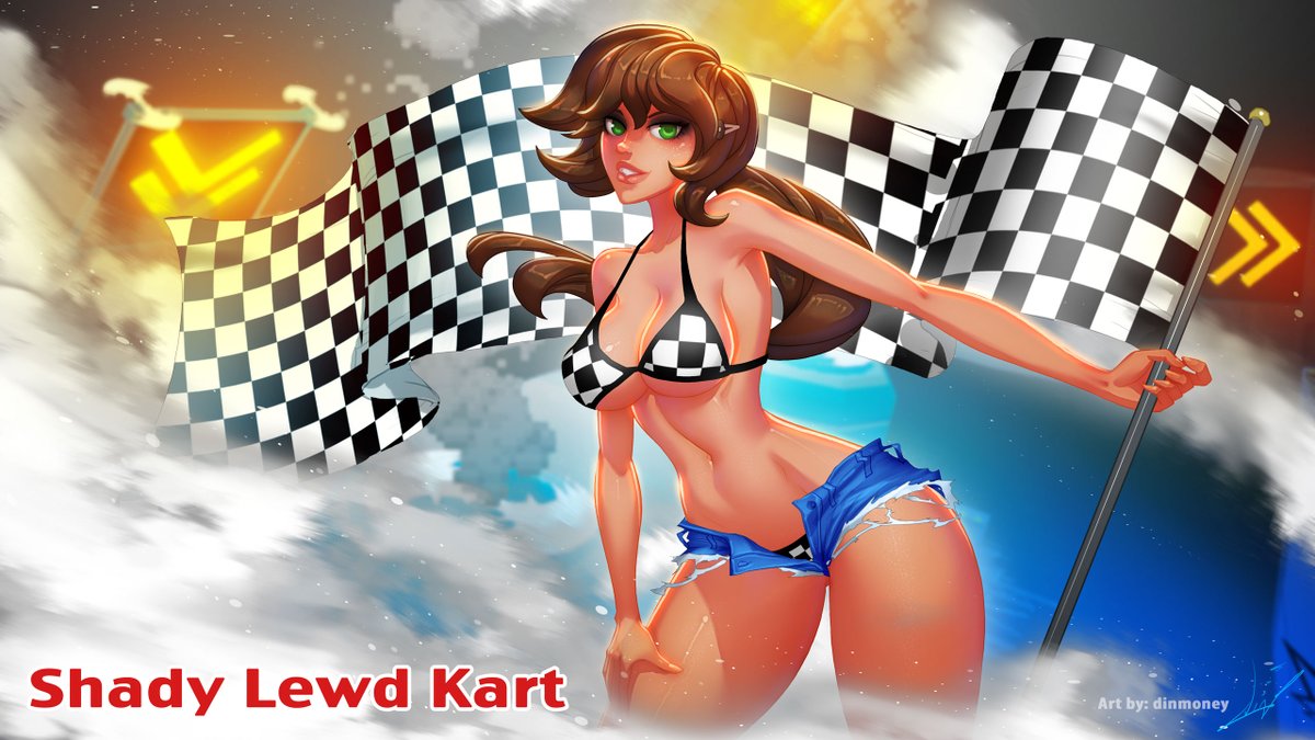 🎨𝗙𝗔𝗡𝗔𝗥𝗧 𝗙𝗥𝗜𝗗𝗔𝗬🧑‍🎨
Would you cross the finish line for her?
Art: <a href="/dinmoney/">dinmoney</a>