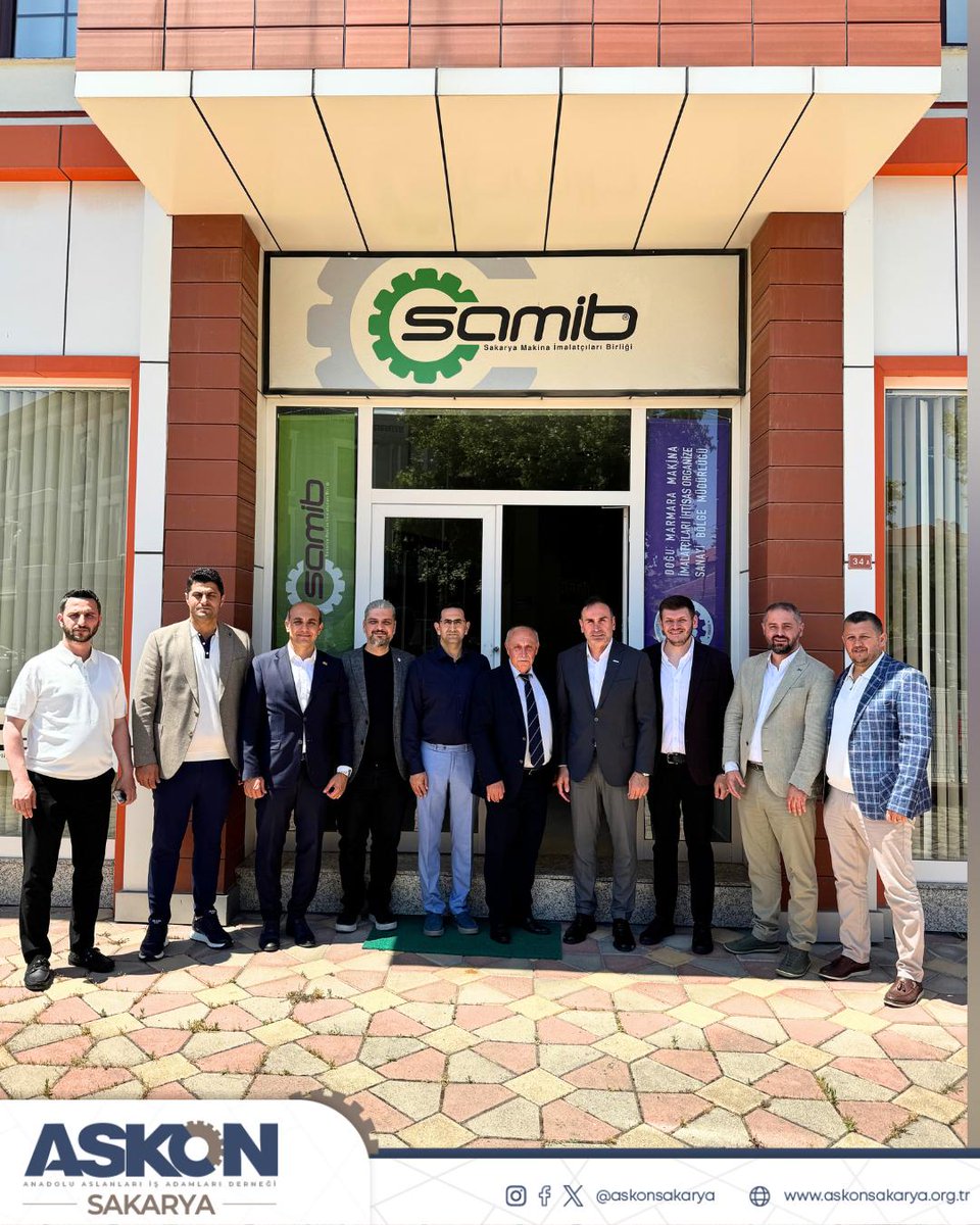 ASKON SAKARYA (@sakaryaaskon) on Twitter photo Şube Başkanımız Halil EROL ve Üyelerimizle birlikte SAMİB- Sakarya Makina İmalatçıları Birliği Derneği'nin düzenlediği Bayramlaşma Programına katılım sağladık.
.
☎️+90 264 777 14 53
📍 Erenler Mahallesi, 1240 Sokak No:27 Kat:1 Daire:3-4-5, Erenler/Sakarya
📩 sakarya@askon.org.tr Şube Başkanımız Halil EROL ve Üyelerimizle birlikte SAMİB- Sakarya Makina İmalatçıları Birliği Derneği'nin düzenlediği Bayramlaşma Programına katılım sağladık.
.
☎️+90 264 777 14 53
📍 Erenler Mahallesi, 1240 Sokak No:27 Kat:1 Daire:3-4-5, Erenler/Sakarya
📩 sakarya@askon.org.tr