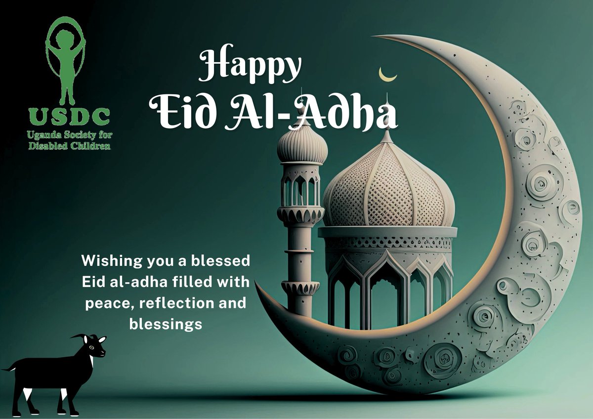 Uganda Society for Disabled Children (USDC) (@usdc3) on Twitter photo <a href="/usdc3/">Uganda Society for Disabled Children (USDC)</a> wishes you a Blessed day
#EidAlAdha2025 #Inclusion #Disability <a href="/usdc3/">Uganda Society for Disabled Children (USDC)</a> wishes you a Blessed day
#EidAlAdha2025 #Inclusion #Disability