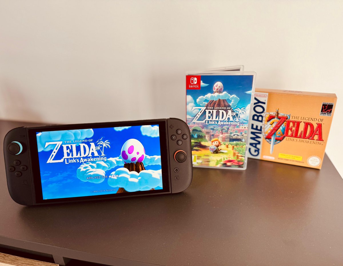 Et si vous le pouvez, pensez à relancer Zelda Link's Awakening, sur votre Nintendo Switch 2 et/ou sur Game Boy, le jeu a 32 ans aujourd'hui même (au Japon) ❤️

Oui, TRENTE-DEUX ANS 🥲