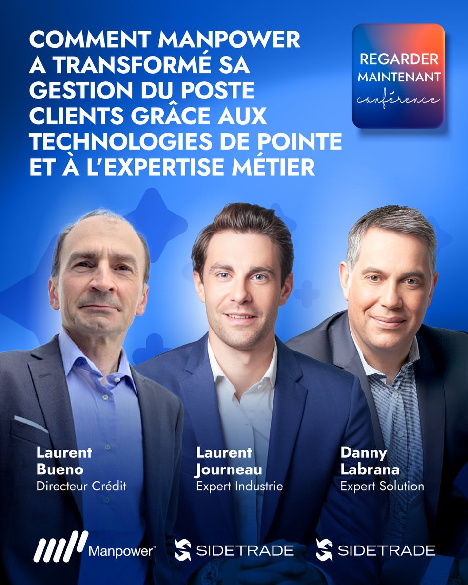 @Manpower_France a divisé par 2 ses retards de paiement grâce à l’IA Aimie. Regardez le replay 👉 bit.ly/4ktpRxd #CFOLeadership #IApourlEntreprise #OrdertoCash