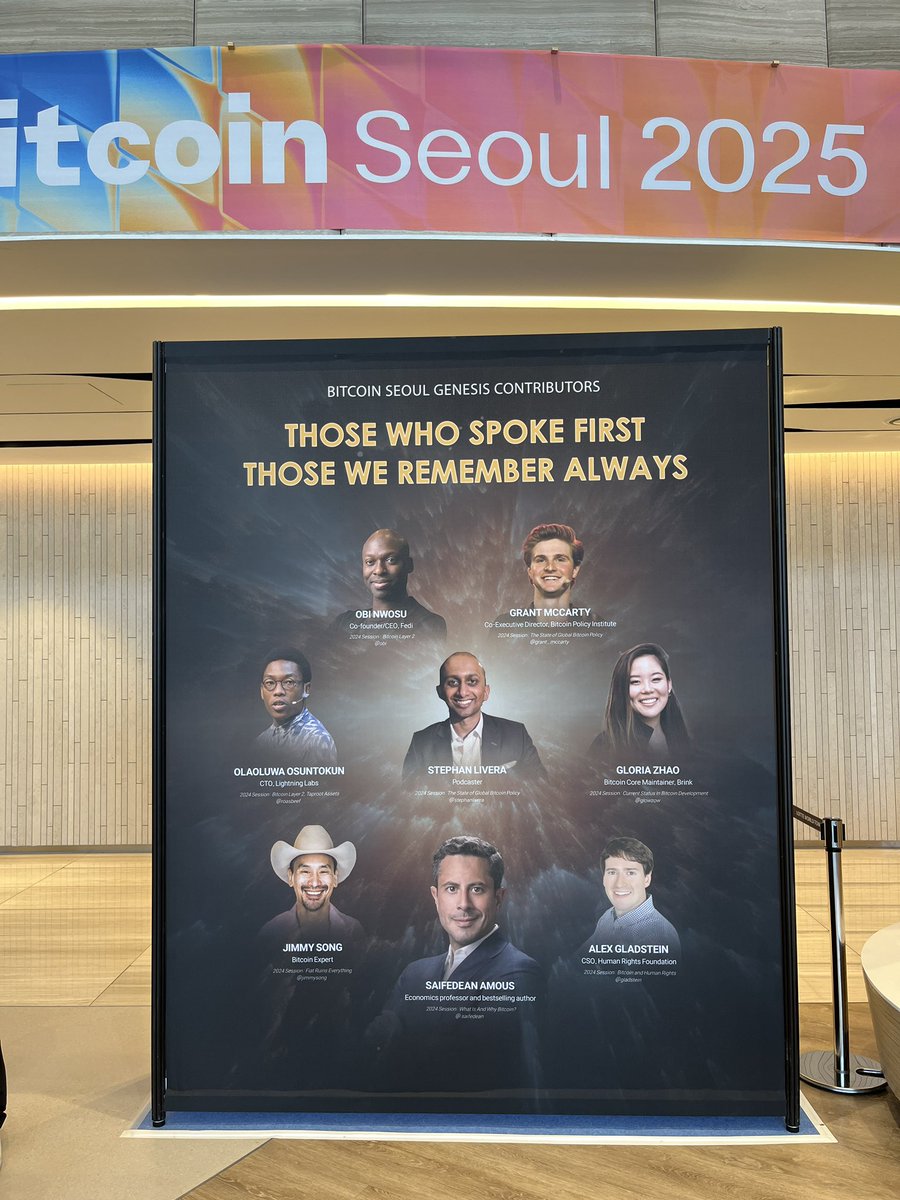 Thank you <a href="/bitcoinseoulcon/">BitcoinSeoul 2026</a> - until next year 🫰