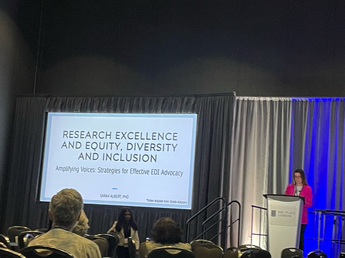 An absolute honour to share the stage with Titania Juang and Rowan Thomson yesterday at COMP where we presented Strategies for Effective EDI Advocacy.