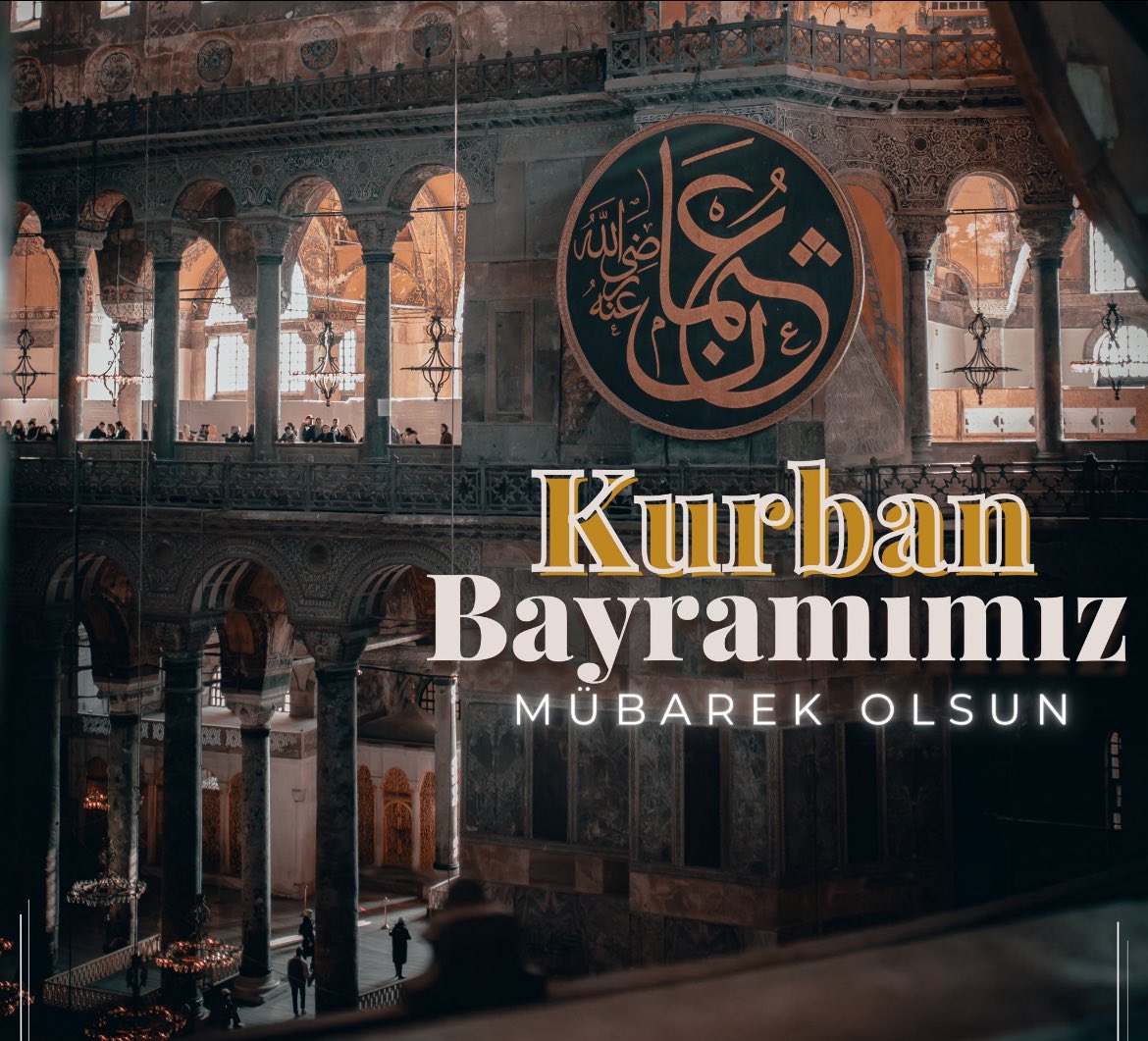 Kurban Bayramınızı en içten dileklerimle kutluyor; sevdiklerinizle birlikte sağlık, huzur, bereket ve mutluluk dolu nice bayramlar geçirmenizi temenni ediyorum. 

Bayramın, birlik ve beraberliğimizi pekiştirmesine, gönüllerimize ferahlık ve umut getirmesine vesile olmasını Yüce